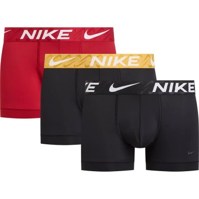 боксерки,мъжко,бельо,nike,0000ke1156,trunk,boxers,3,units,red,black,(poppy)