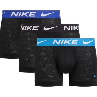 боксерки,мъжко,бельо,nike,0000ke1224,trunk,boxers,3,units,black,(excalibur)