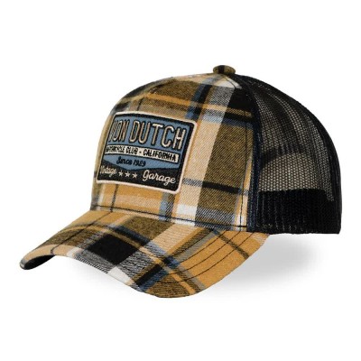 шапка,всички,шапки,von,dutch,vd,1,cb,car,11,cap,brown,(brown,black,white)