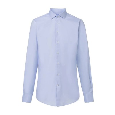 риза,с,дълъг,ръкав,дамски,ризи,мъжки,ризи,hackett,poplin,slim,bc,long,sleeve,shirt,refurbished,blue,(sky)