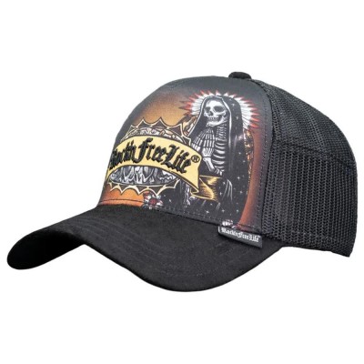 шапка,всички,шапки,rock´n,free,life,no.250,son,of,precher,man,cap,black,(black,yellow,red)