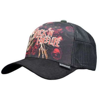 шапка,всички,шапки,rock´n,free,life,no.247,loose,control,cap,black,(green,red)