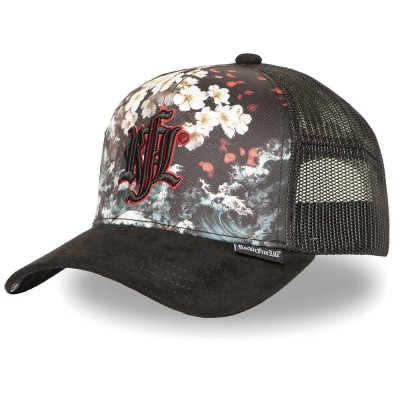 шапка,всички,шапки,rock´n,free,life,no.274,sakura,wave,cap,black,(black,multicolor)
