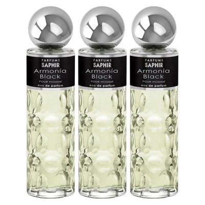 мъжки,парфюми,saphir,armonia,black,200ml,eau,de,parfum,3,units,beige,(green)