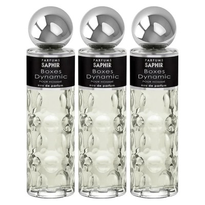 мъжки,парфюми,saphir,boxes,dynamic,200ml,eau,de,parfum,3,units,clear,(green)