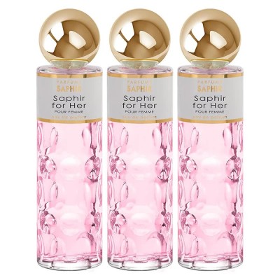 дамски,парфюми,saphir,for,her,200ml,eau,de,parfum,3,units,pink,(pink)