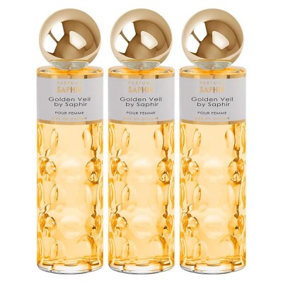 дамски,парфюми,saphir,golden,veil,200ml,eau,de,parfum,3,units,yellow,(yellow)