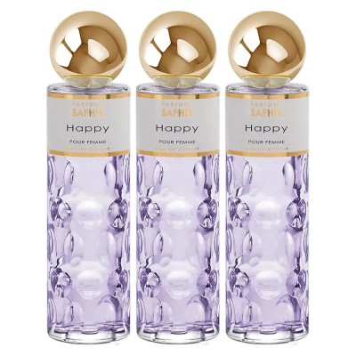 дамски,парфюми,saphir,happy,200ml,eau,de,parfum,3,units,purple,(purple)
