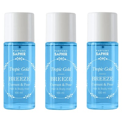 хигиена,тяло,saphir,tropic,gold,breeze,100ml,mist,3,units,clear,(blue)