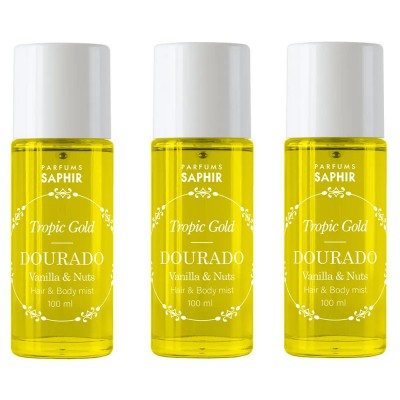 хигиена,тяло,saphir,tropic,gold,dourado,100ml,mist,3,units,clear,(yellow)