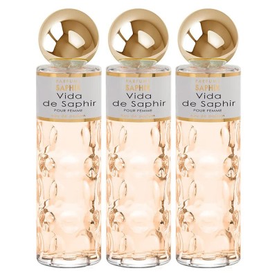 дамски,парфюми,saphir,vida,200ml,eau,de,parfum,3,units,pink,(pink)