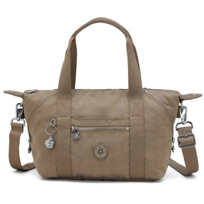 чанта,всички,чанти,kipling,art,mini,10l,handbag,brown,(diamond,wave,jacquard)