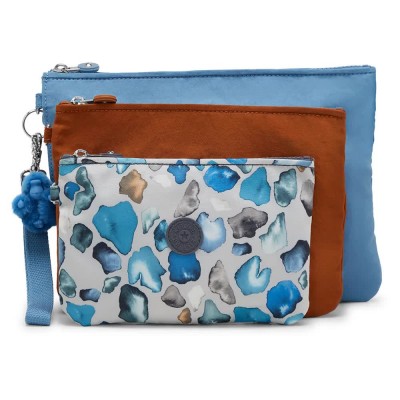 несесер,тоалетни,принадлежности,kipling,iaka,l,wristlet,wash,bag,multicolor,(vintage,blue)