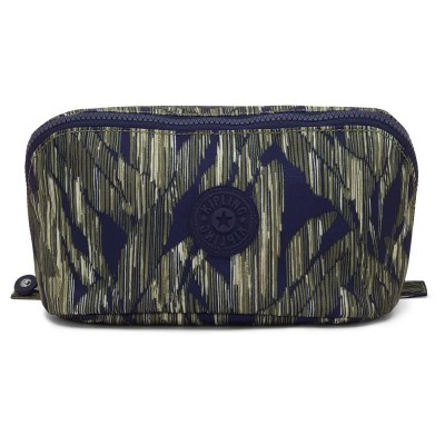 несесер,тоалетни,принадлежности,kipling,mirkom,4l,wash,bag,green,blue,(striped,grasses)