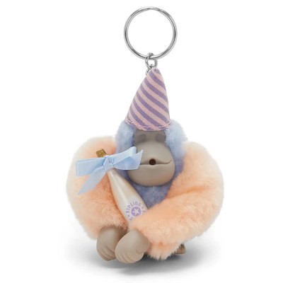 ключодържатели,kipling,new,year,party,monkey,keychain,multicolor,(festive,pink)