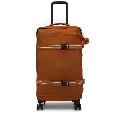 куфари,kipling,spontaneous,m,71l,trolley,bag,brown,(stylish,mokka)
