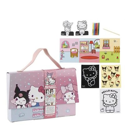 чанта,всички,чанти,cerdá,hello,kitty,and,friends,handbag,pink,(multicolor)
