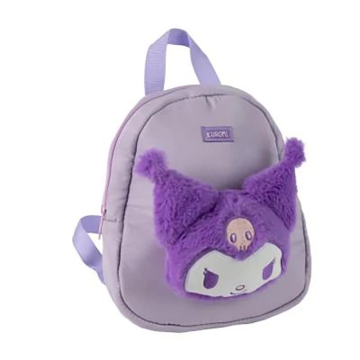 раница,раници,cerdá,kuromi,hello,kitty,backpack,20,cm,purple,(black,purple)