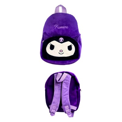 раница,раници,manenti,peluche,kuromi,hello,kitty,backpack,purple,(black,purple)