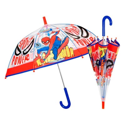 чадър,чадъри,perletti,spiderman,marvel,umbrella,orange,(red,blue)