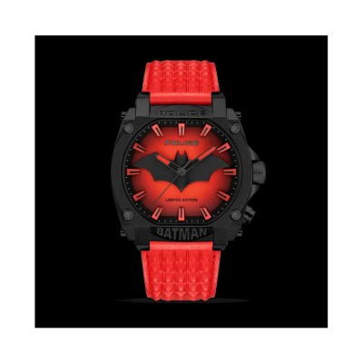 часовник,часовници,police,forever,batman,45mm,5atm,quartz,analogical,watch,refurbished,red,(black,red)