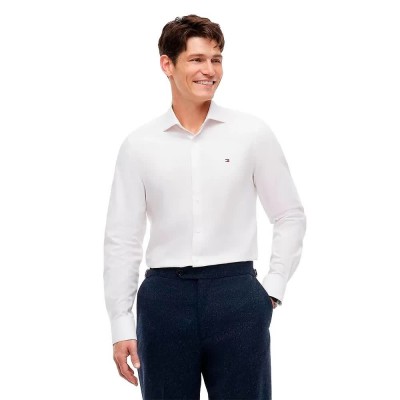 риза,с,дълъг,ръкав,дамски,ризи,мъжки,ризи,tommy,hilfiger,mw0mw44738,long,sleeve,shirt,white,(white)