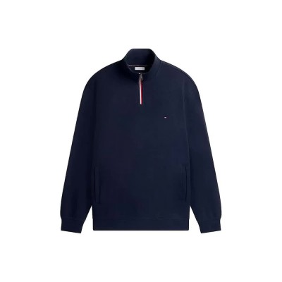 блуза,мъжки,пуловери,tommy,hilfiger,mw0mw45702,half,zip,sweatshirt,blue,(navy,blue,heather)