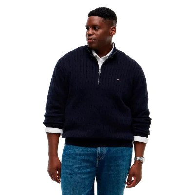 блуза,мъжки,пуловери,дамски,пуловери,tommy,hilfiger,mw0mw45709,half,zip,sweater,blue,(navy,blue,navy,blue)