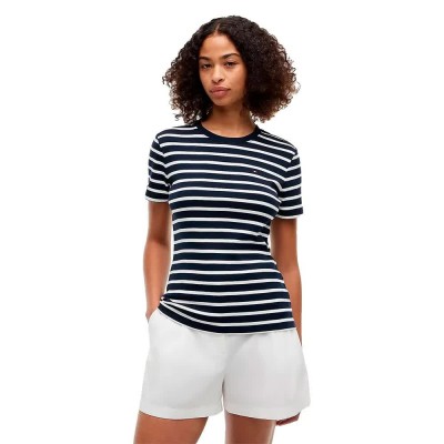 тениска,мъжки,тениски,дамски,тениски,tommy,hilfiger,slim,cody,plus,size,short,sleeve,t,shirt,blue,(dark,night,navy,ecru,stp)