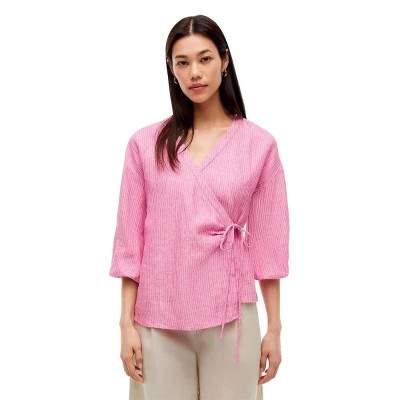 дамски,блузи,tommy,hilfiger,summer,linen,wrap,tie,long,sleeve,blouse,pink,(pink,ivory,liberty,red,stp)