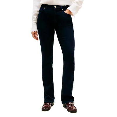 дънки,мъжки,панталони,дамски,панталони,tommy,hilfiger,ww0ww50541,nina,bootcut,fit,high,waist,jeans,blue,(nina)