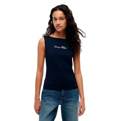 тениска,мъжки,тениски,дамски,тениски,tommy,hilfiger,ww0ww50947,sleeveless,t,shirt,blue,(dark,night,navy)