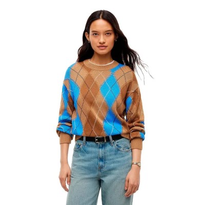 блуза,мъжки,пуловери,дамски,пуловери,tommy,hilfiger,ww0ww51385,sweater,brown,(safari,canvas,argyle)