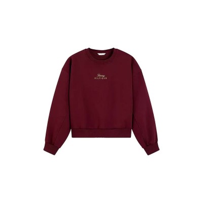 блуза,дамски,блузи,tommy,hilfiger,ww0ww51724,sweatshirt,red,(deep,burgundy)