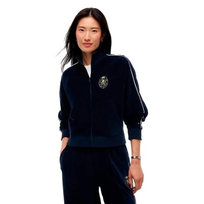блуза,дамски,блузи,tommy,hilfiger,ww0ww51709,full,zip,sweatshirt,blue,(space,blue)