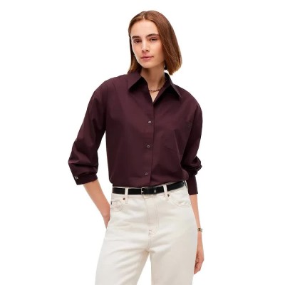 риза,с,дълъг,ръкав,дамски,ризи,мъжки,ризи,tommy,hilfiger,ww0ww51804,long,sleeve,shirt,purple,(chocolate)