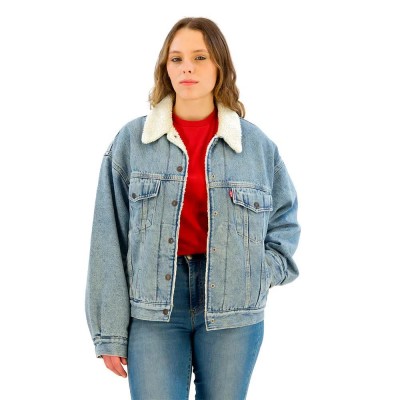 яке,мъжки,якета,дамски,якета,и,палта,levi´s,®,90s,sherpa,trucker,denim,jacket,refurbished,blue,(morning,sunlight)
