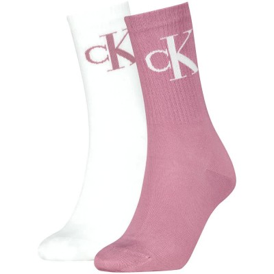 чорапи,мъжки,чорапи,дамски,чорапи,calvin,klein,701228811,crew,socks,2,pairs,multicolor,(vintage,plum)