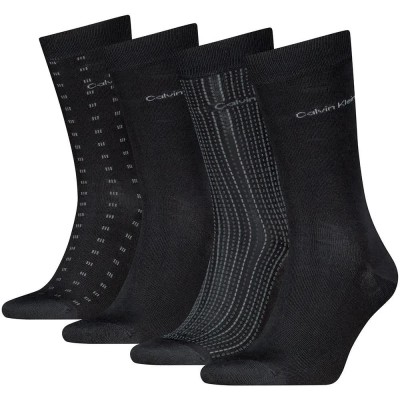 чорапи,мъжки,чорапи,дамски,чорапи,calvin,klein,701241207,socks,4,pairs,black,(black)