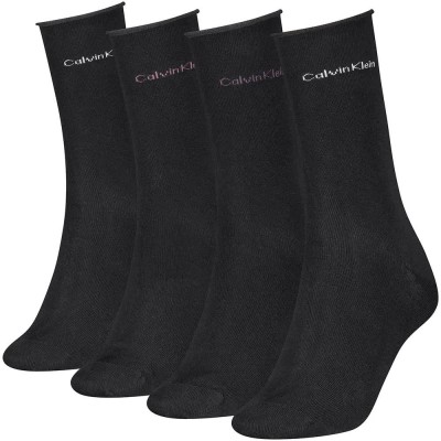 чорапи,мъжки,чорапи,дамски,чорапи,calvin,klein,701241213,socks,4,pairs,black,(black)