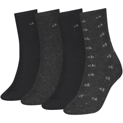 чорапи,мъжки,чорапи,дамски,чорапи,calvin,klein,701241216,socks,4,pairs,black,(black)