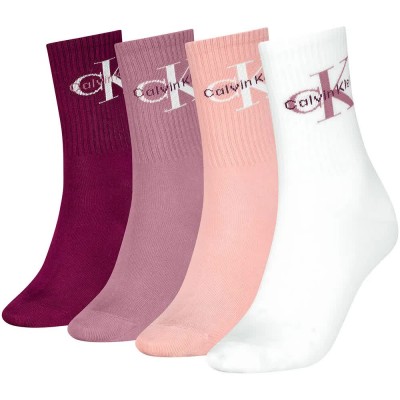 чорапи,мъжки,чорапи,дамски,чорапи,calvin,klein,701241257,crew,socks,4,pairs,multicolor,(multicolor)
