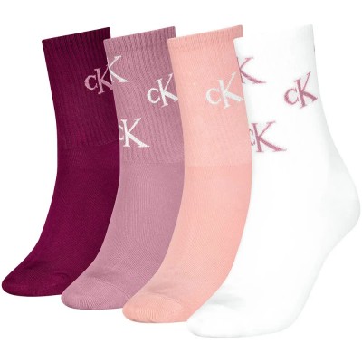 чорапи,мъжки,чорапи,дамски,чорапи,calvin,klein,lurex,aop,crew,socks,4,pairs,multicolor,(multicolor)