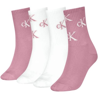 чорапи,мъжки,чорапи,дамски,чорапи,calvin,klein,lurex,aop,crew,socks,4,pairs,multicolor,(vintage,plum,white)