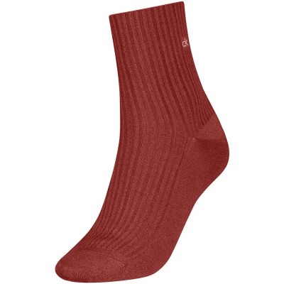 чорапи,мъжки,чорапи,дамски,чорапи,calvin,klein,lurex,rib,short,socks,red,(rust,red)