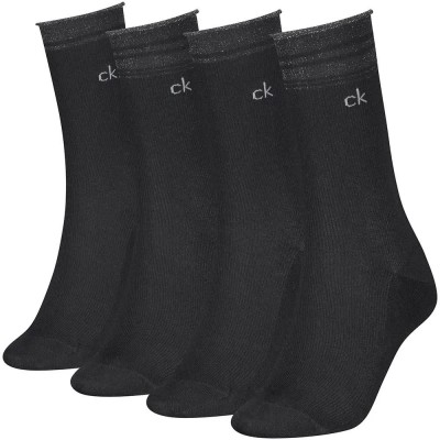 чорапи,мъжки,чорапи,дамски,чорапи,calvin,klein,lurex,stripe,socks,4,pairs,black,(black)