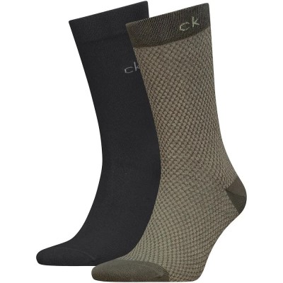чорапи,мъжки,чорапи,дамски,чорапи,calvin,klein,mouline,structure,socks,2,pairs,multicolor,(olive,green)