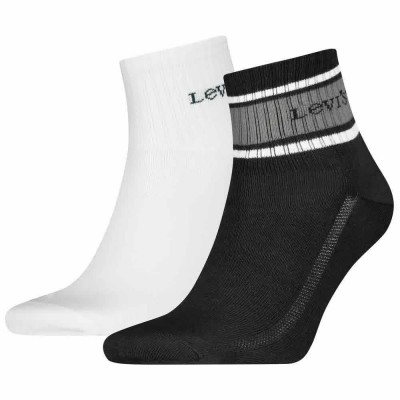 чорапи,мъжки,чорапи,дамски,чорапи,levi´s,®,701241857,quarter,socks,2,pairs,white,black,(black,white)