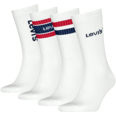 чорапи,мъжки,чорапи,дамски,чорапи,levi´s,®,701241868,crew,socks,4,pairs,white,(white,red,blue)
