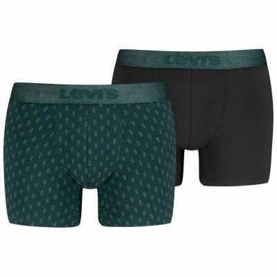 боксерки,мъжко,бельо,levi´s,®,701241916,brief,boxers,2,units,green,black,(green,black)